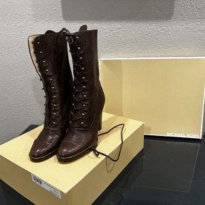 Michael Kors lace up boots